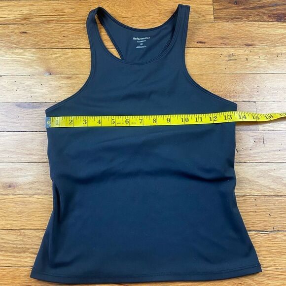 🪦 Reformation Eco Olivia Black Tank Size XS (3 for 30 bundle) - Picture 5 of 7